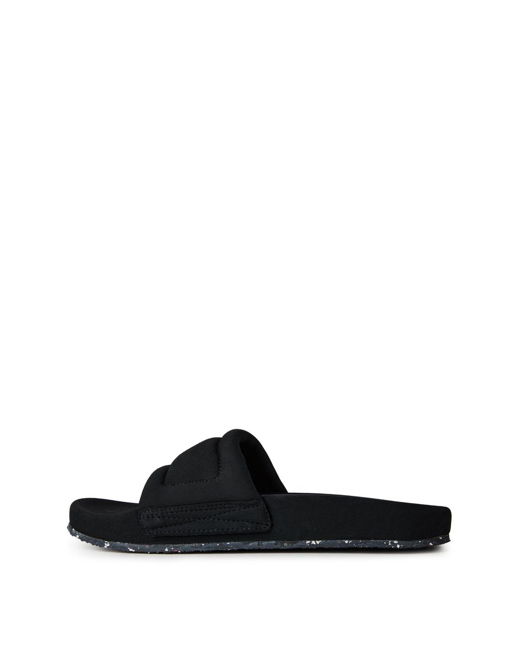 Heron Preston Black Flat Slides With Logo