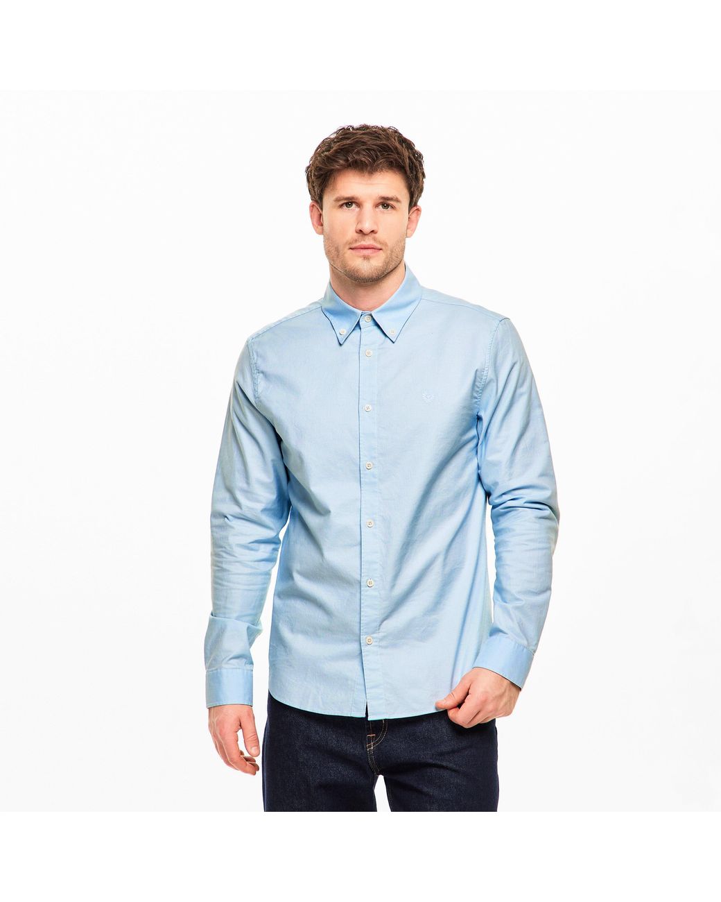 Belstaff Blue Long Sleeve Shirt for men