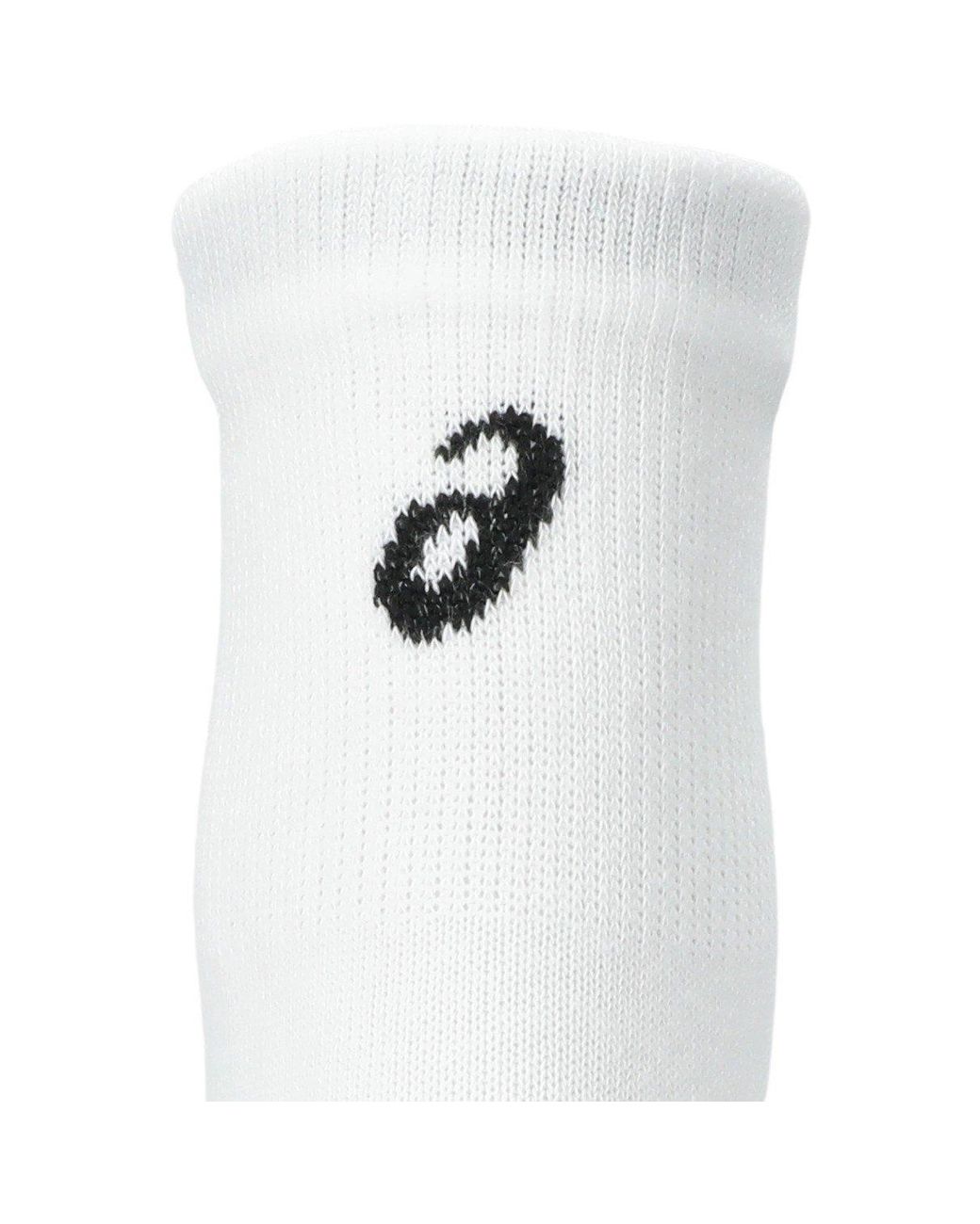 Asics White 3 Pack Quarter Sock for men