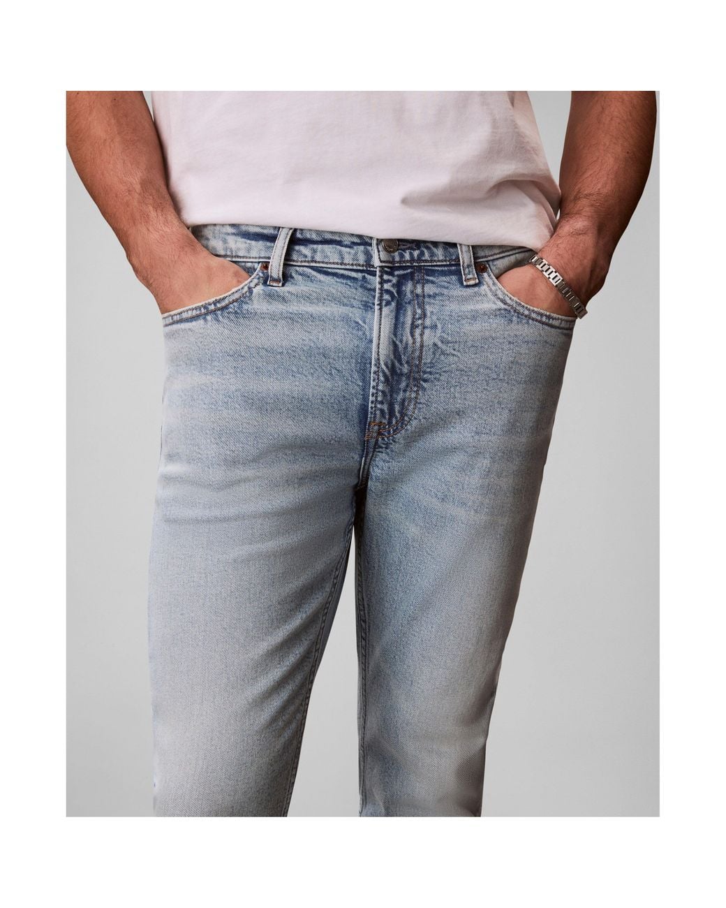 Calvin Klein Blue Slim Fit Jeans for men