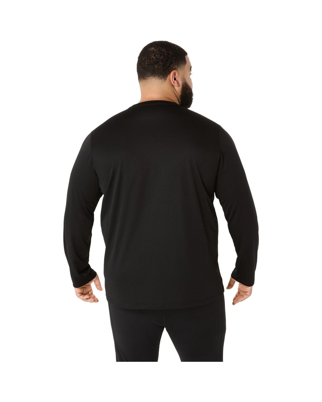 Asics Black Core Ls Top Running for men