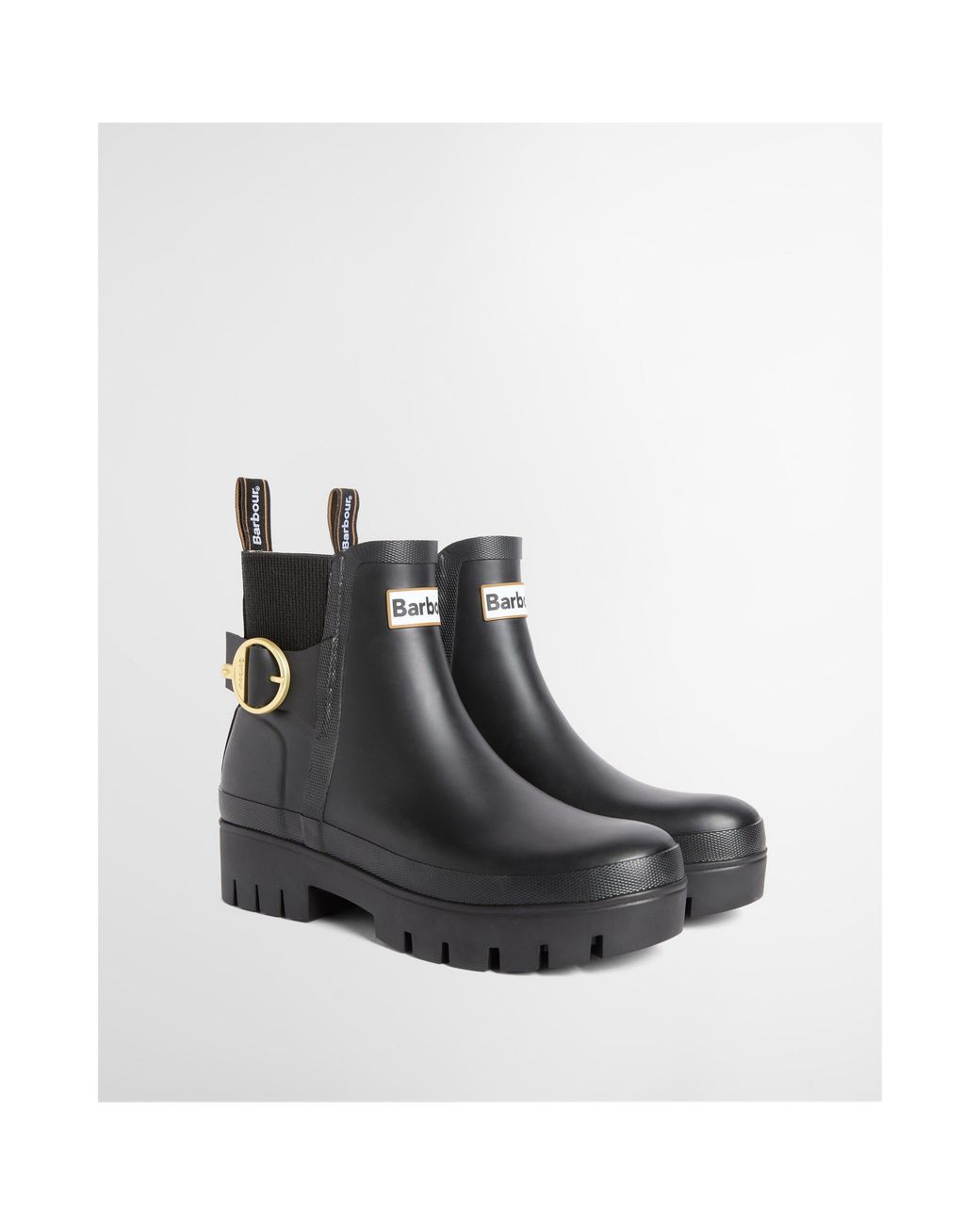 Barbour Black Hepburn Waterproof Wellingtons