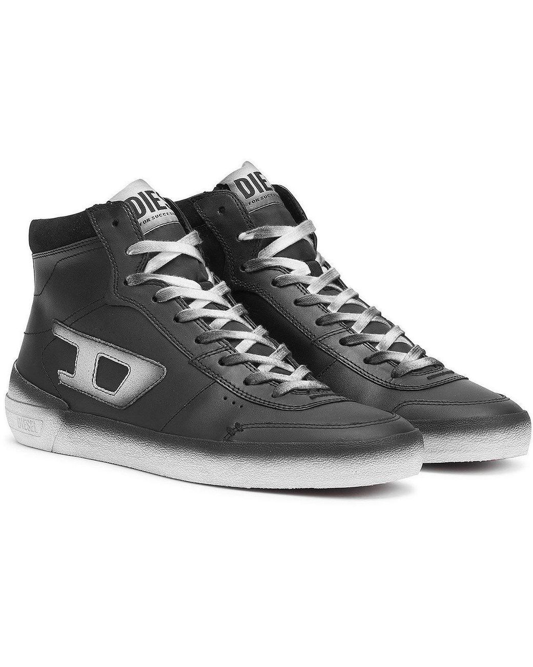 DIESEL Black Chunky Trainers for men