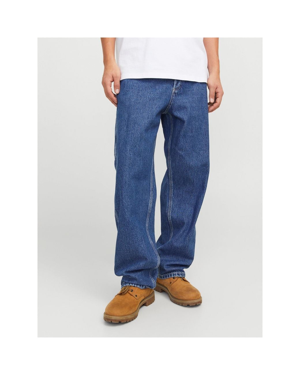 Jack & Jones Blue Alex Carp Carpenter Jeans for men