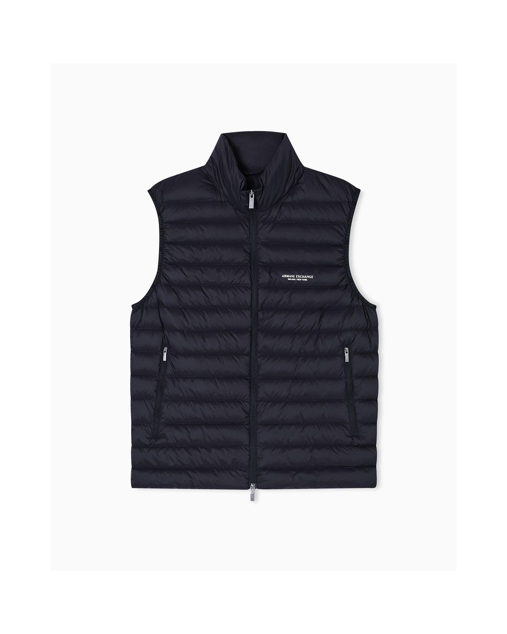ARMANI EXCHANGE Black Down Gilet for men