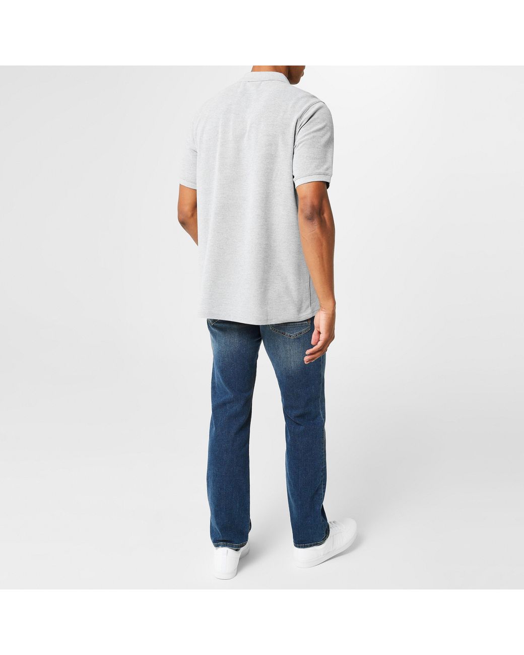 Slazenger 1881 White Plain Polo Shirt for men
