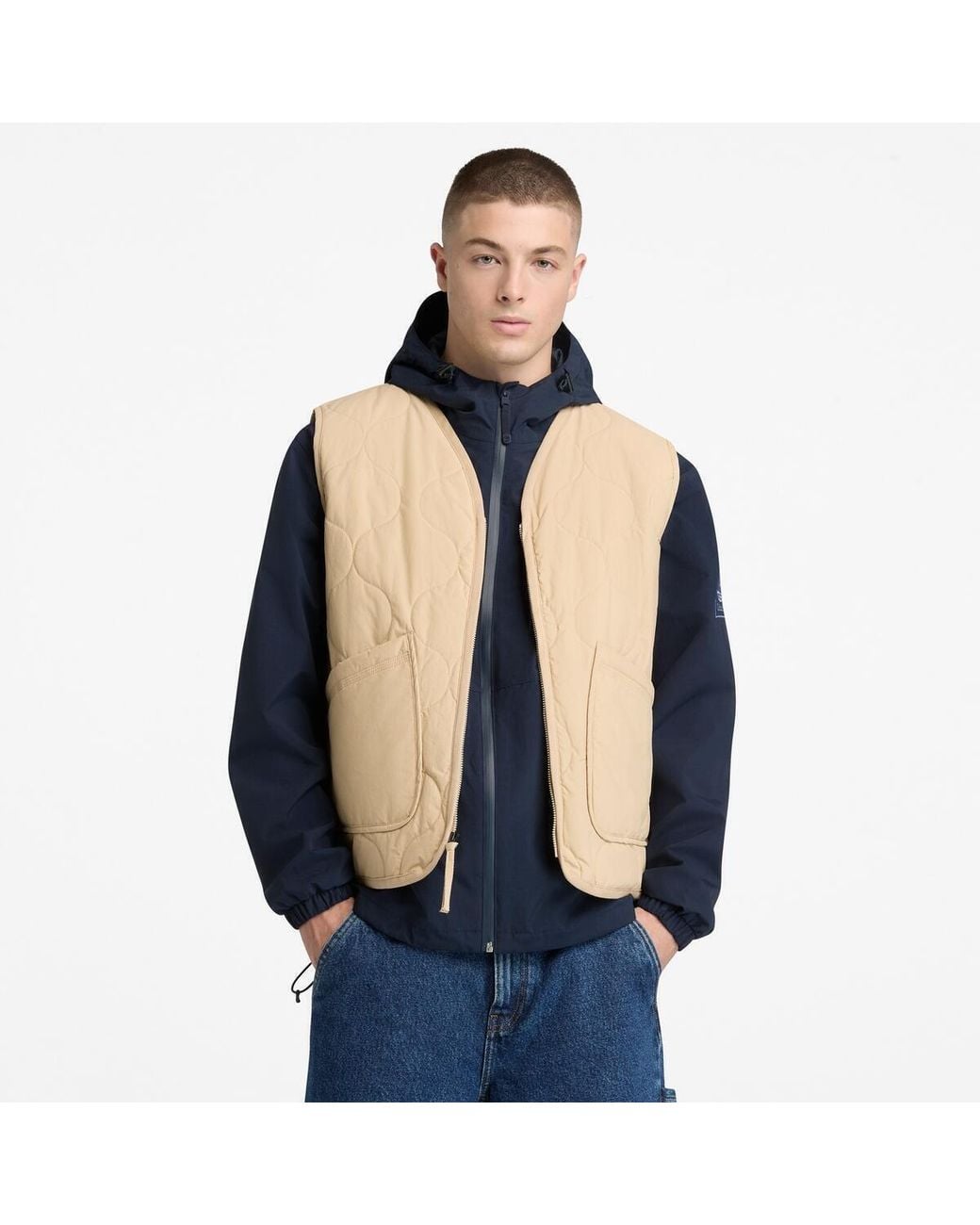 Timberland Blue Gilet for men