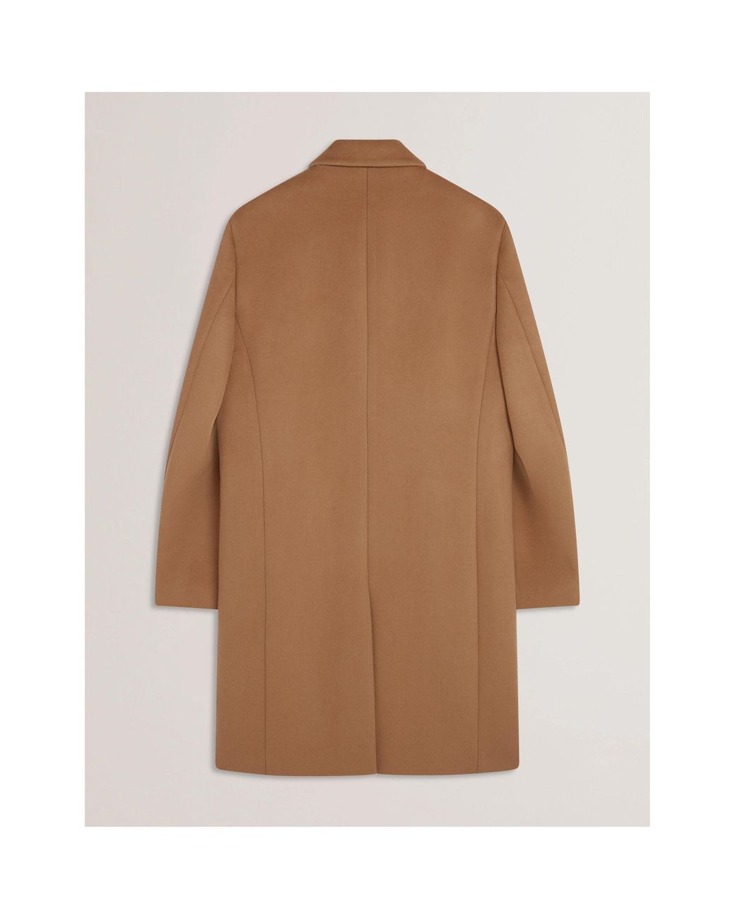 Ted Baker Brown City Overcoat for men