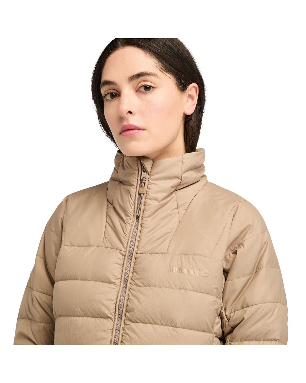 Timberland Brown Bear Head Recycled Down Lightweight Jacket