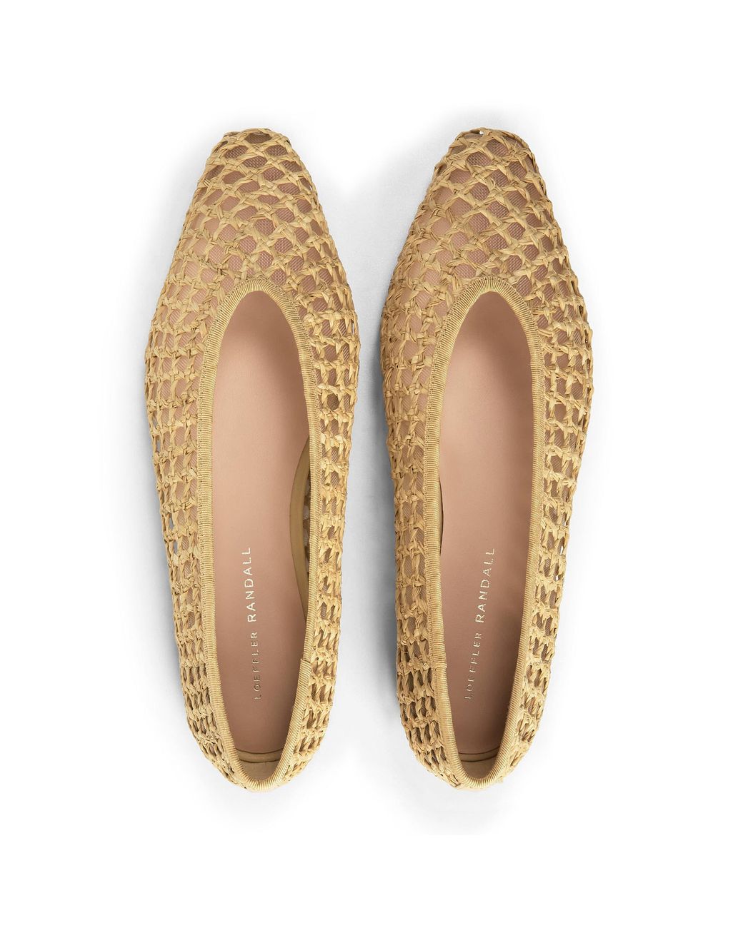 Loeffler Randall Natural Emery Ballet Jelly Shoes