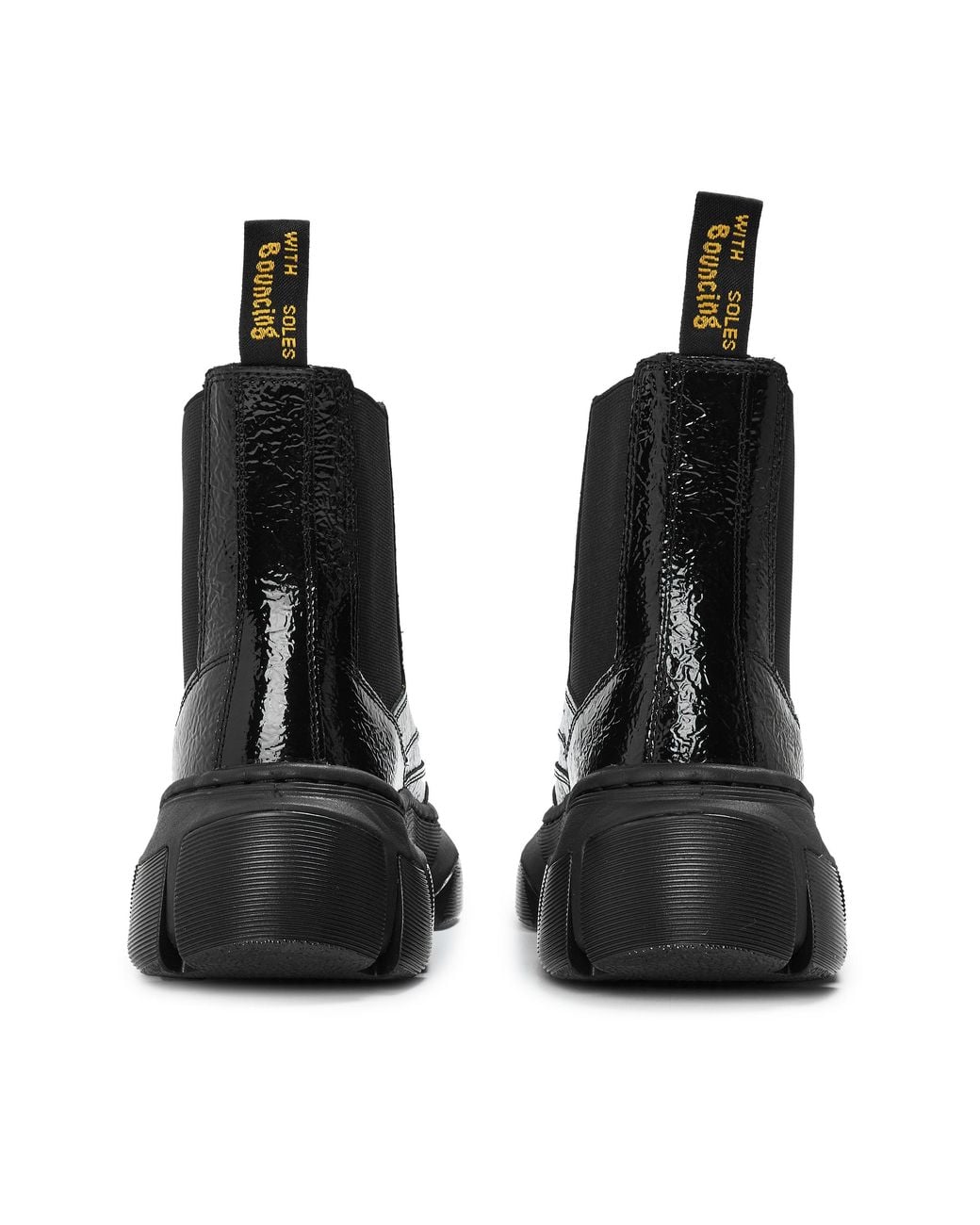 Dr. Martens Black Dmxl Distressed Chelsea Boots