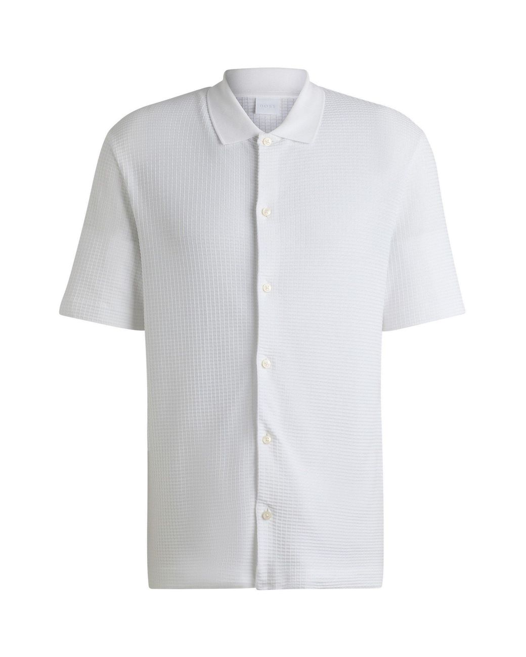 Boss Gray C-Palladio 120 Cotton Short Sleeve Polo Shirt for men
