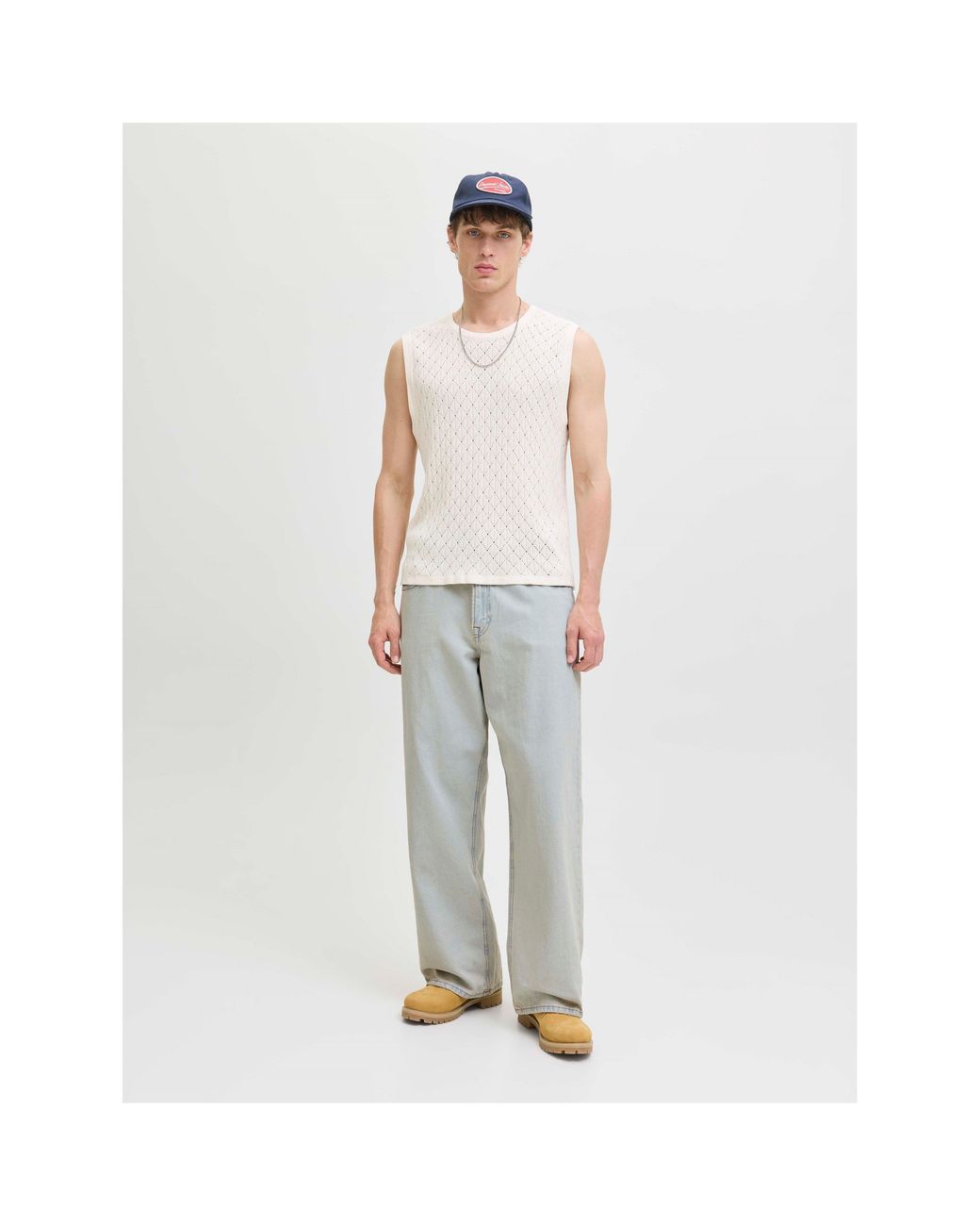 Jack & Jones Gray 354 Skinny Jeans for men