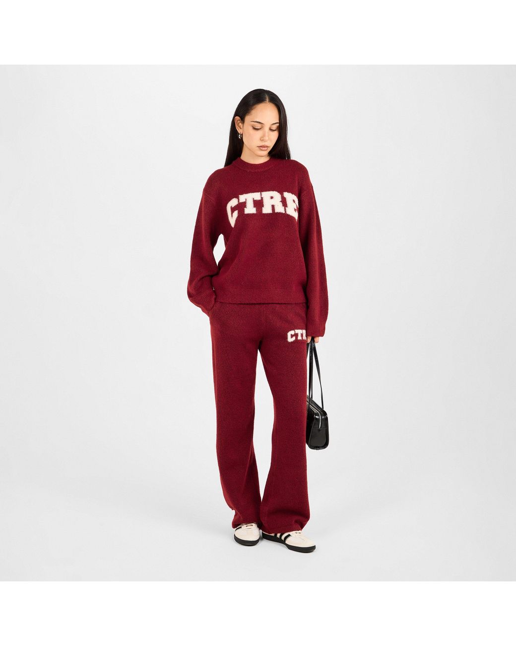 The Couture Club Red Knitted Sweatshirt