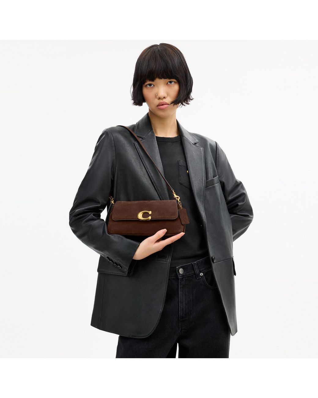COACH Black Jet Shoulder Bag