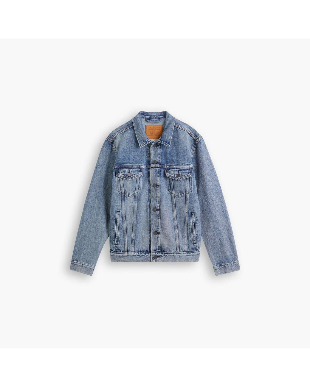 Levi's Blue Trucker Cotton Long Sleeve Denim Jacket for men