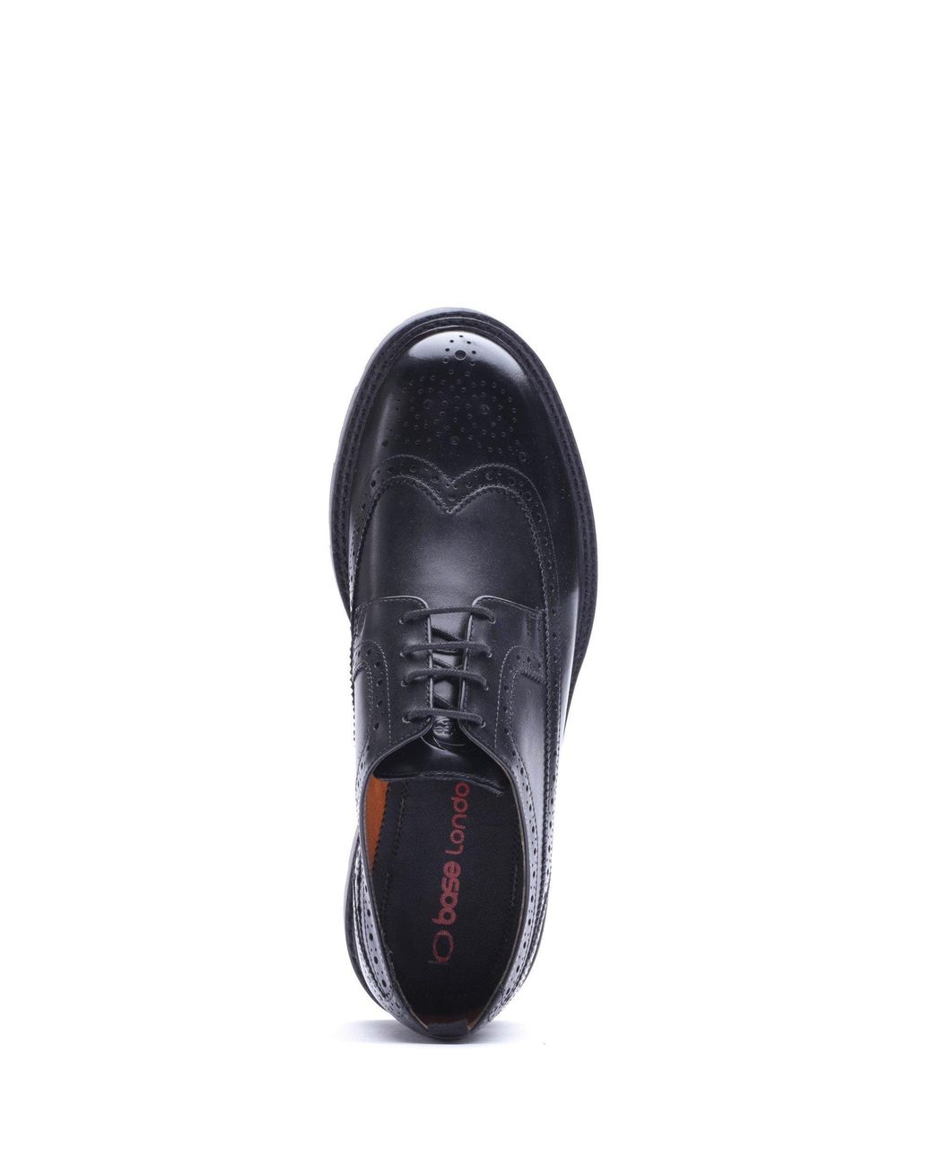 Base London Blue Phase Leather Brogue Shoes for men