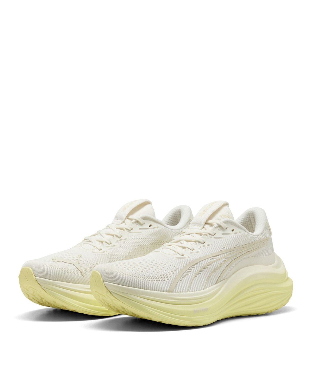 PUMA White Magmax Nitro Running Shoes for men