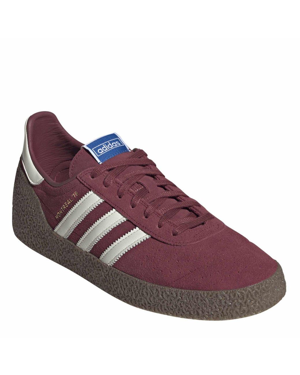 Adidas Originals Purple Montreal 76 S Canvas Low Top Sneakers for men