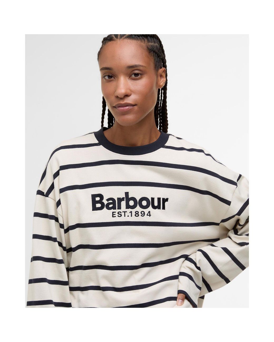 Barbour White Maeve Top