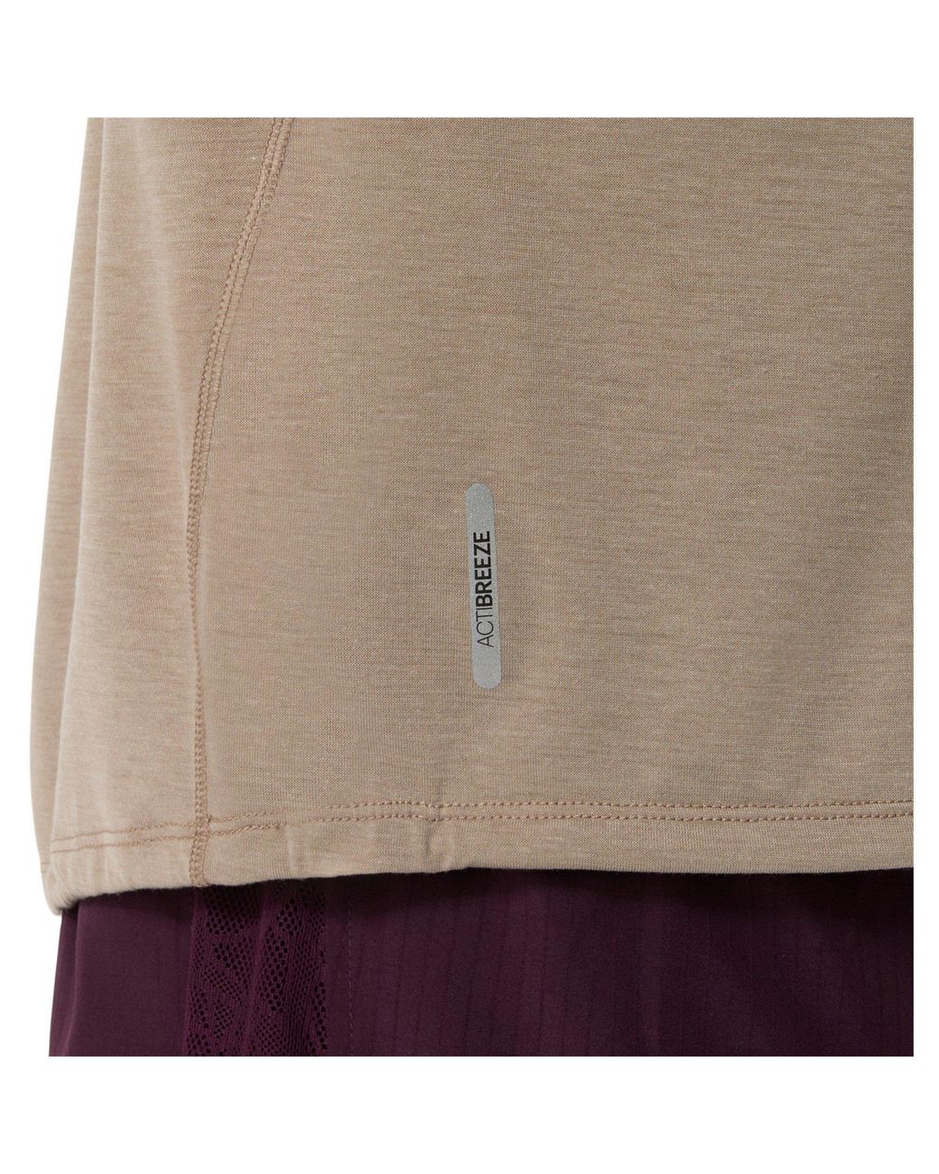 Asics Brown Nagino Short Sleeve Running T-Shirt