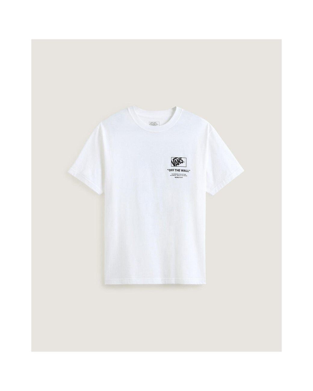 Vans White Stockpile Ss Tee for men