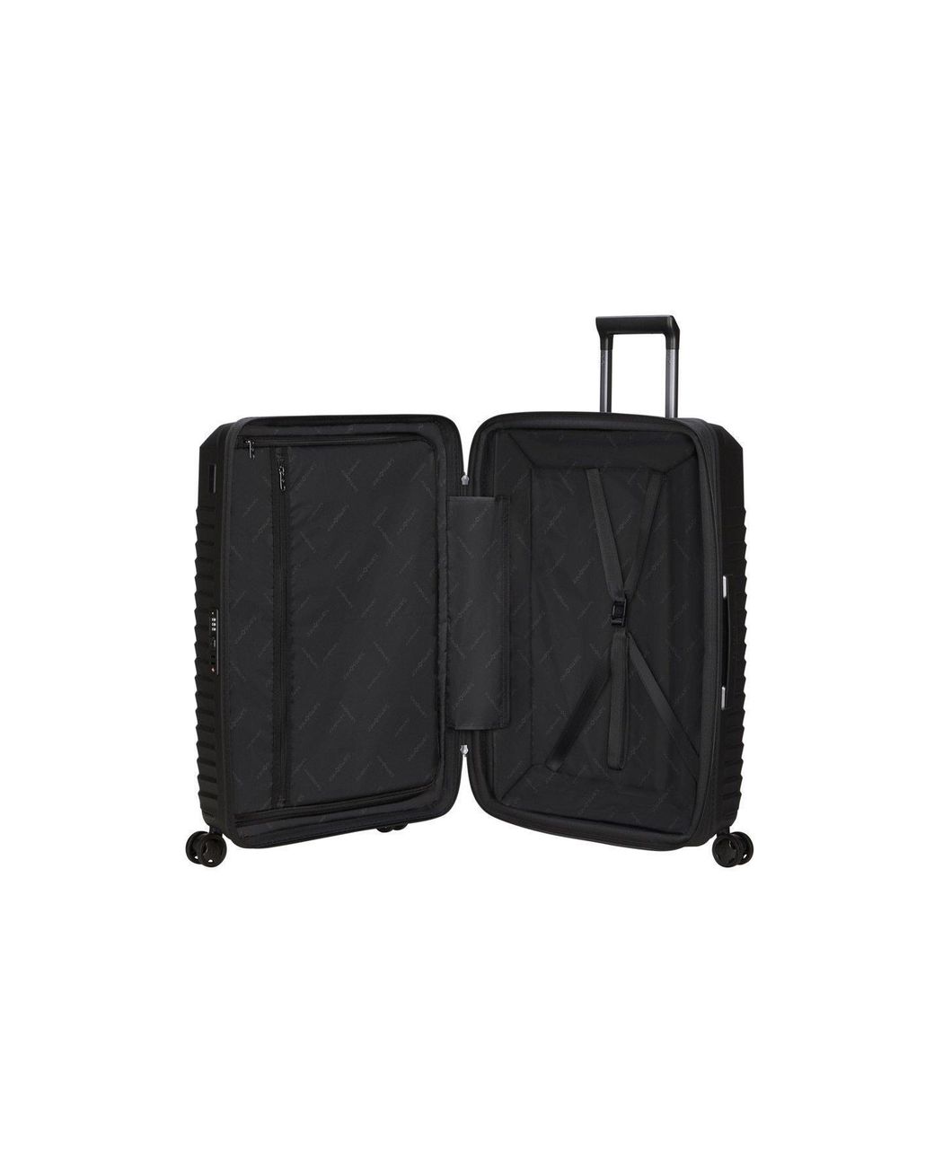 Samsonite Black Intuo Spinner 69X48X28/31Cm Medium Hard Suitcase