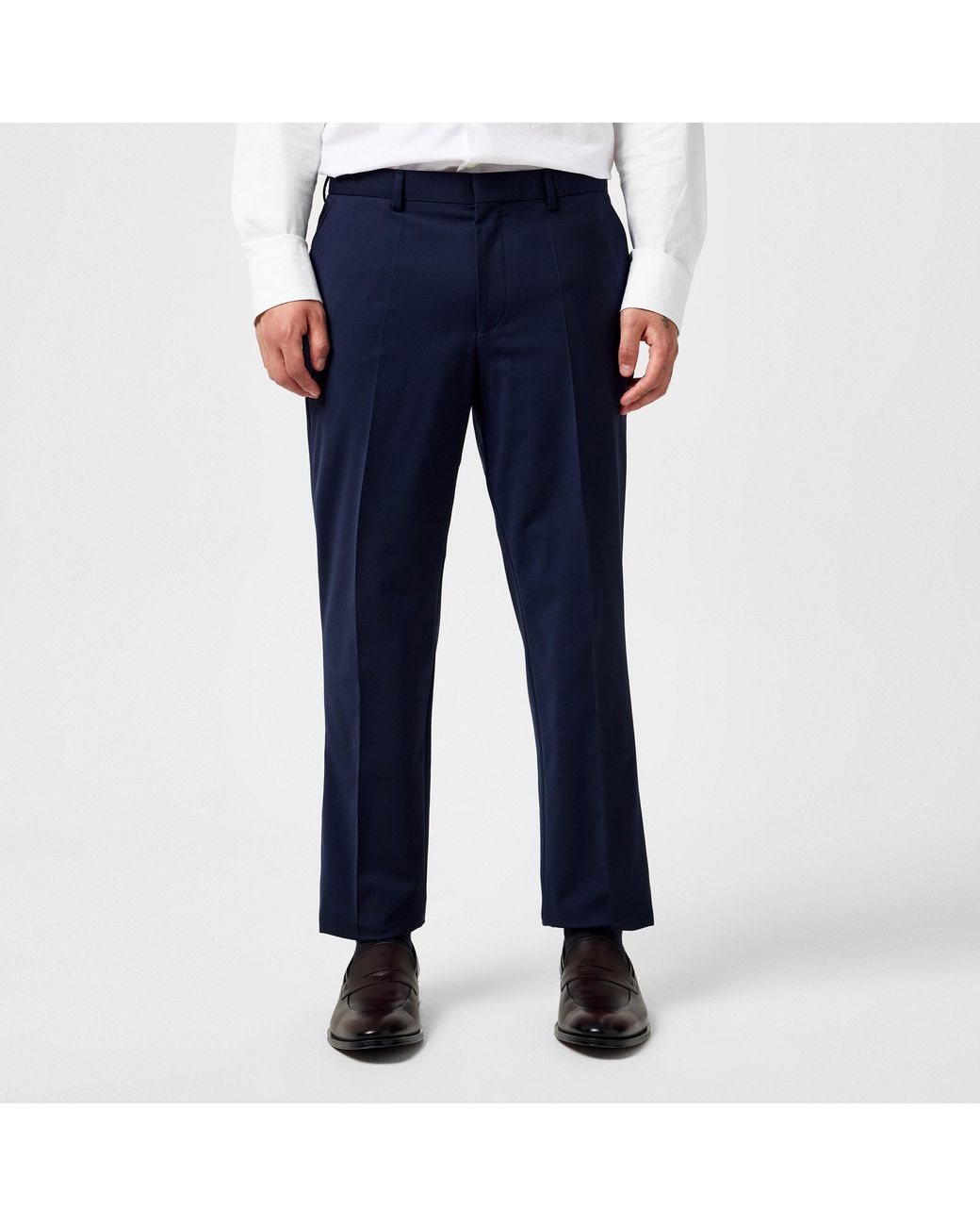 Boss Blue H-Leon Suit Trousers, Elevate Formal Style for men