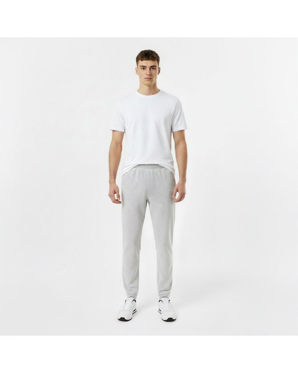 Slazenger 1881 White Jersey Jogging Bottoms for men