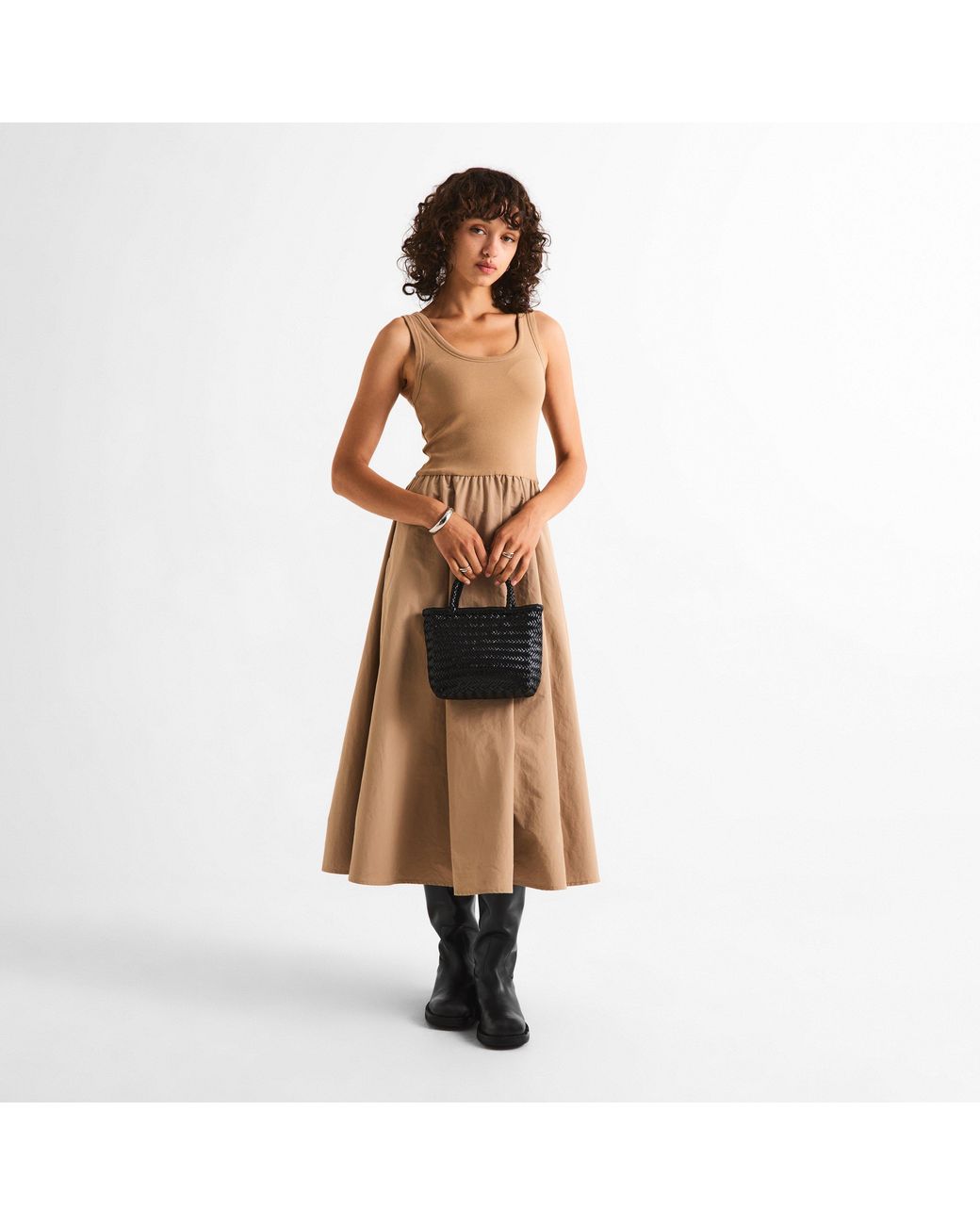 Rixo Black Lysia Tote Bag