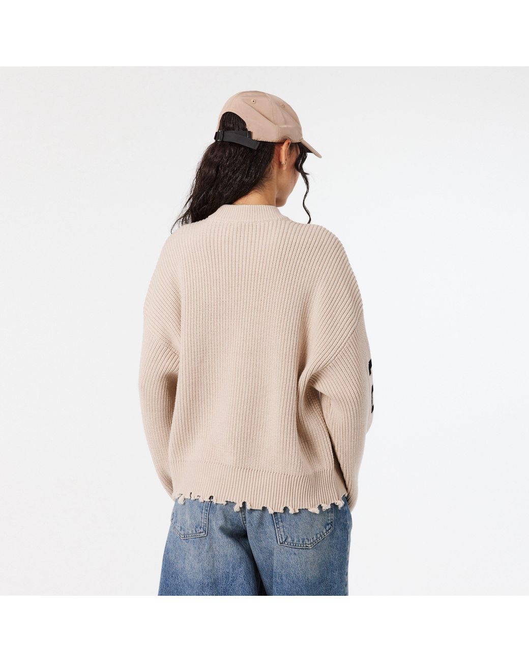 WRSTBHVR Pink Minimalist Crew Neck Jumper