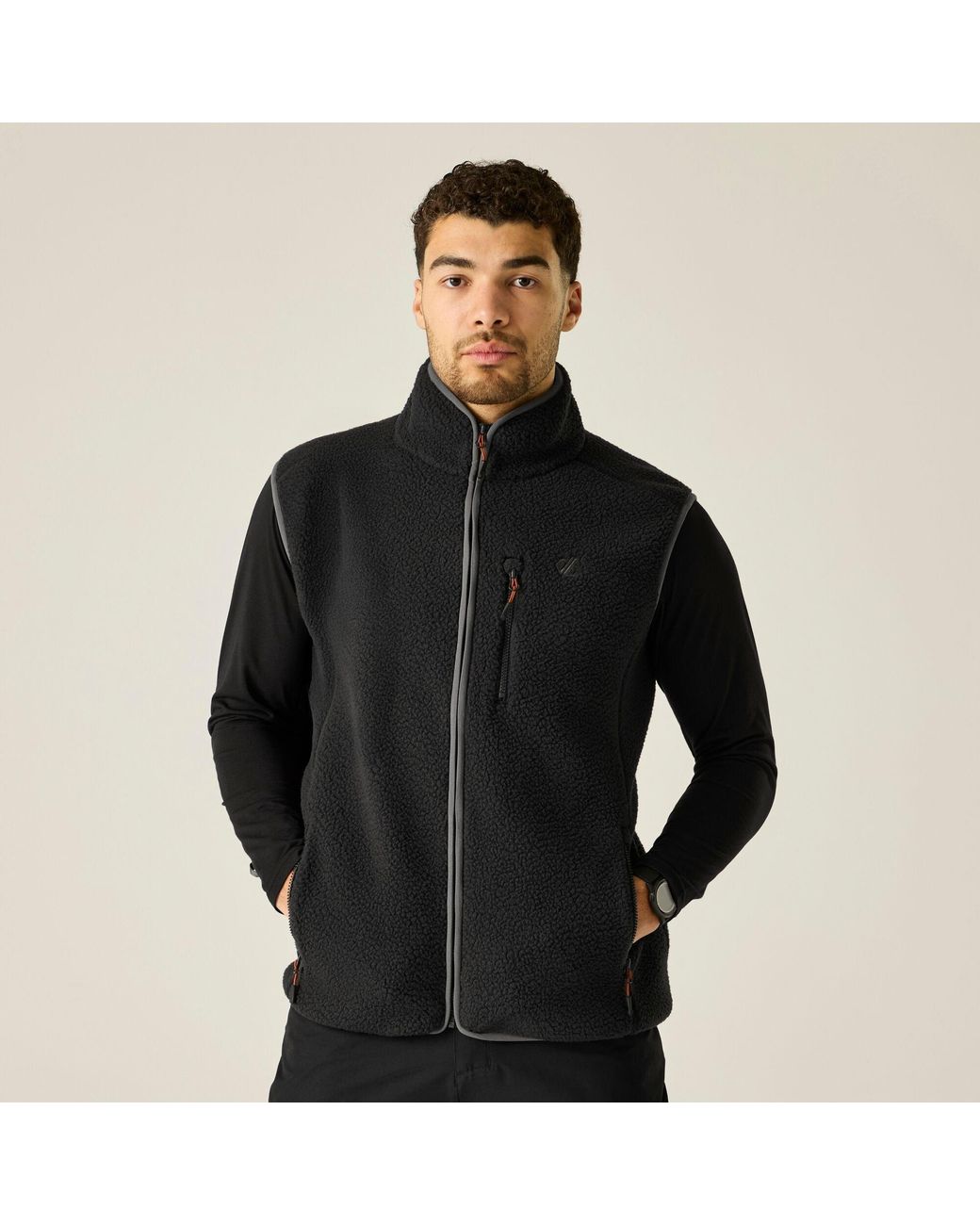 Dare 2b Black Camber Fleece Gilet for men