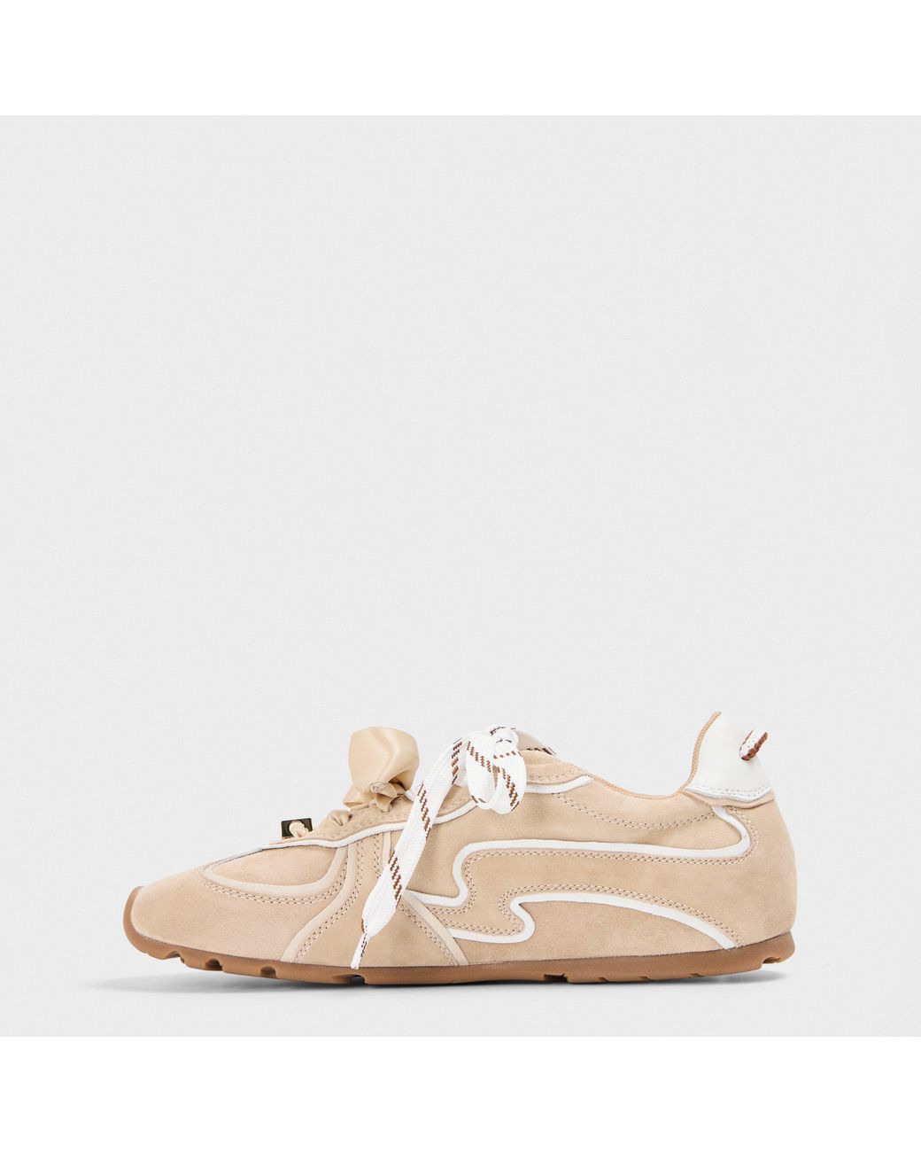 Naked Wolfe Natural Adored Low-Top Trainers