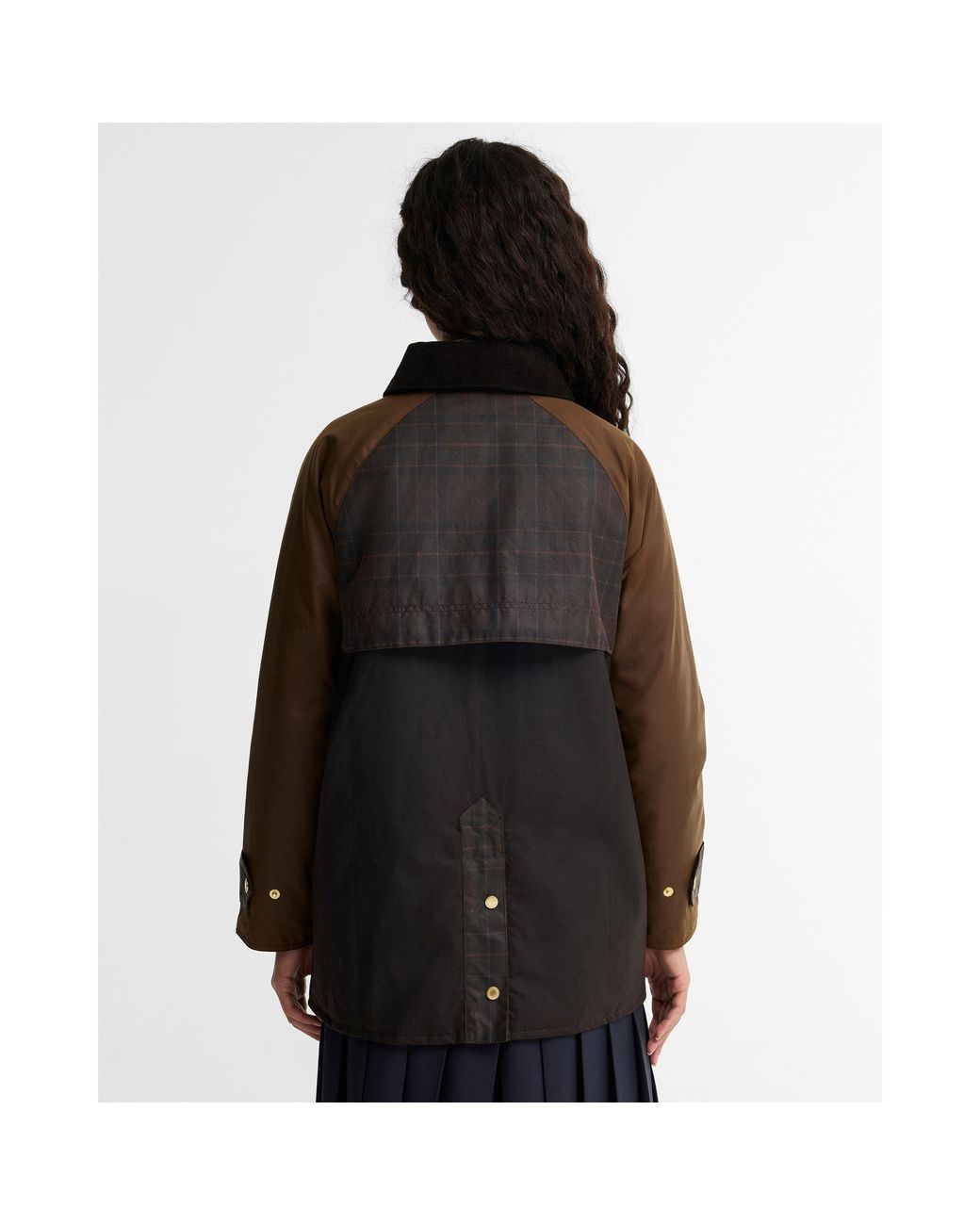 Barbour Black B.Li Felton Check Wa Ld64