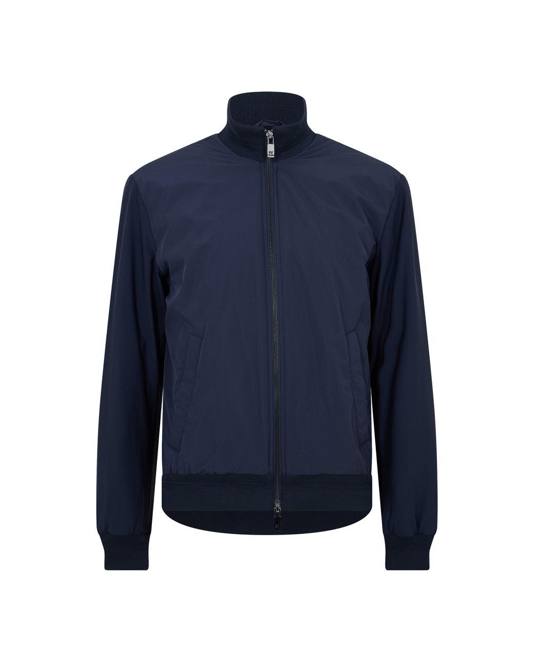 Pal Zileri Blue Zip Bomber Jacket for men