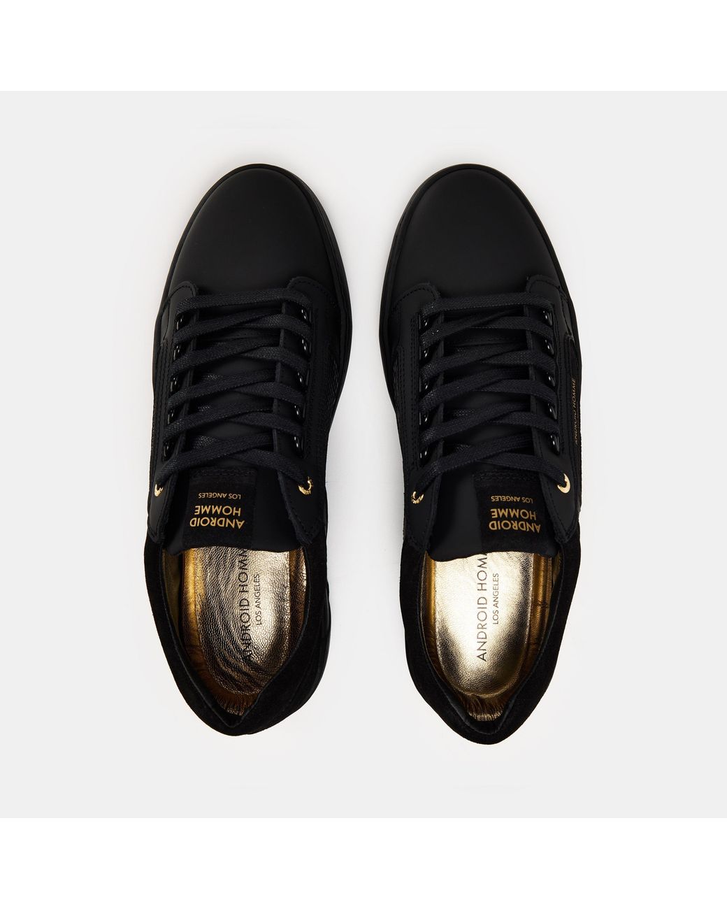 Android Homme Black Venice Low-Top Trainers for men