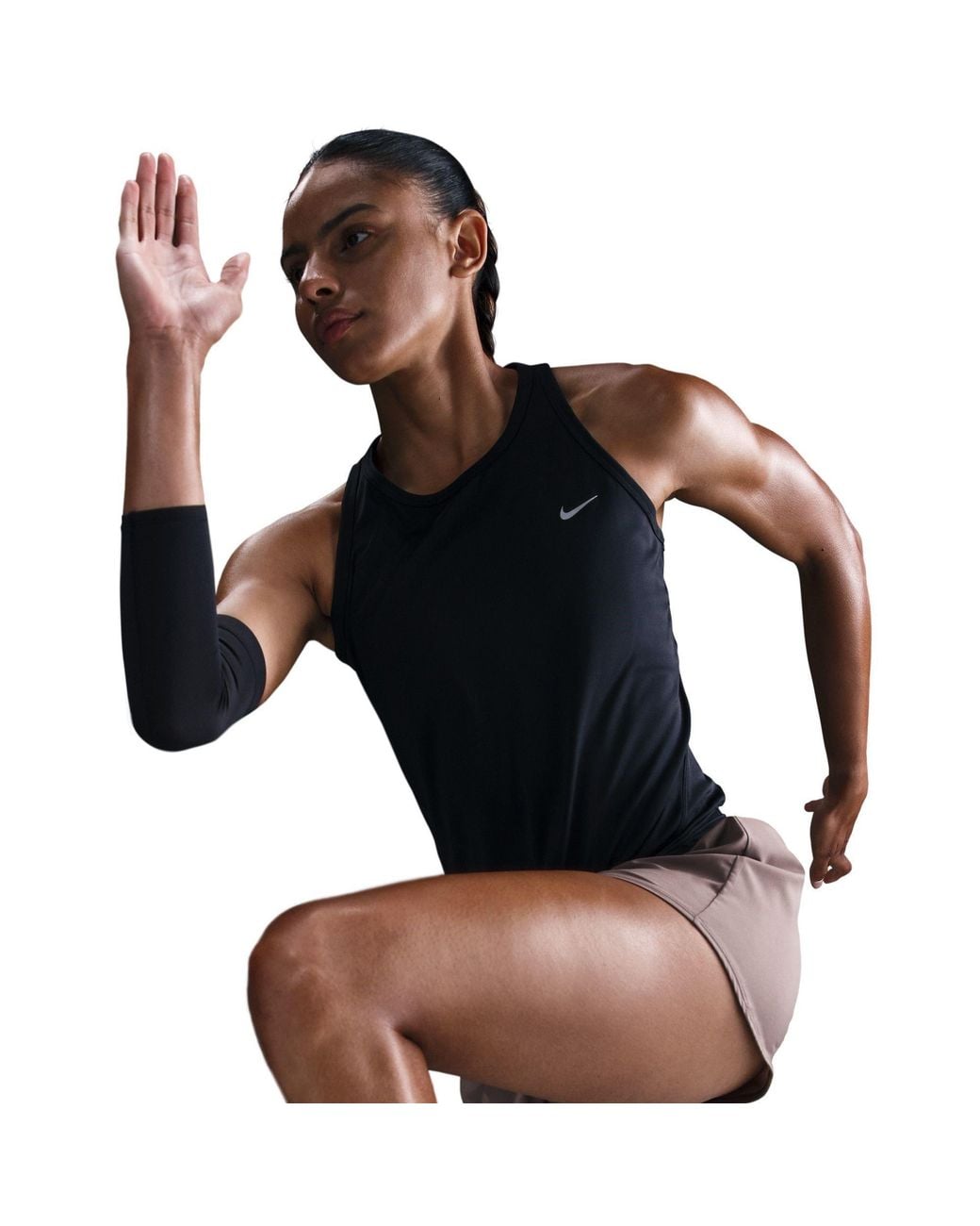 Nike Black Performance Running Vest
