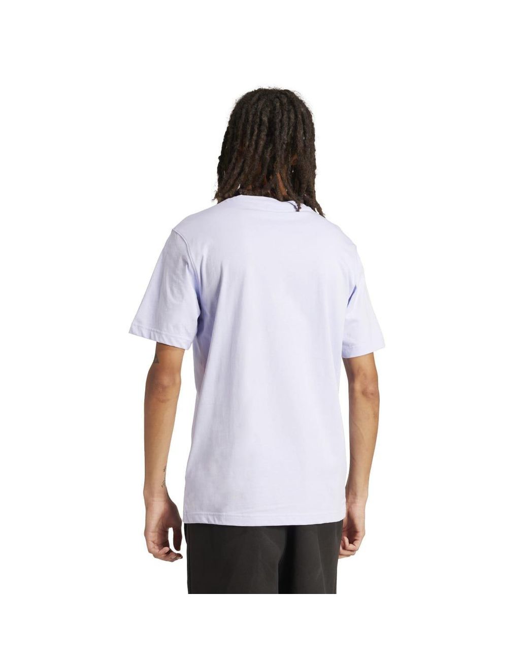 Adidas Originals White Trefoil Essentials T-Shirt for men