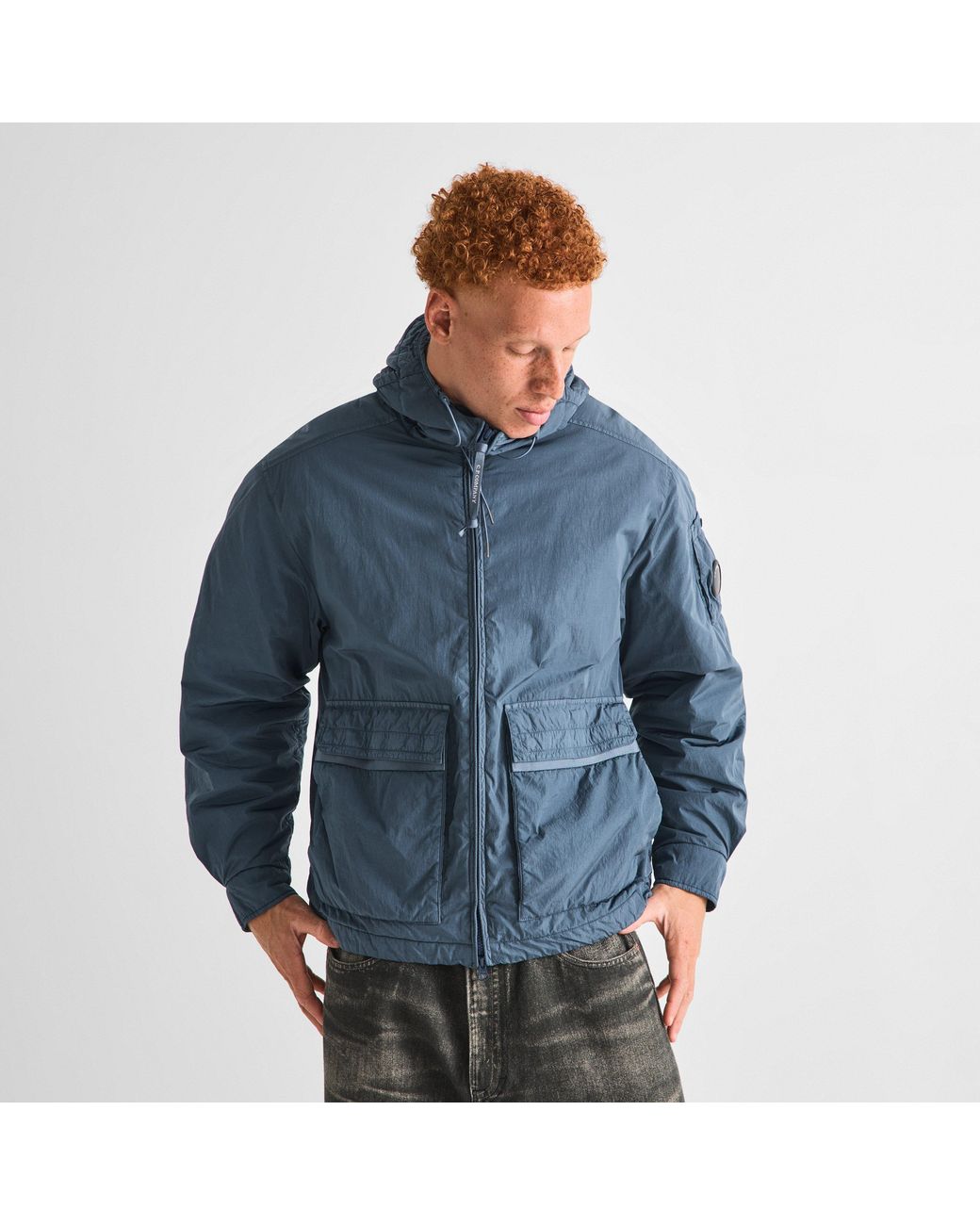 C P Company Blue Cp Chrome-R Hd Jkt Sn64 for men