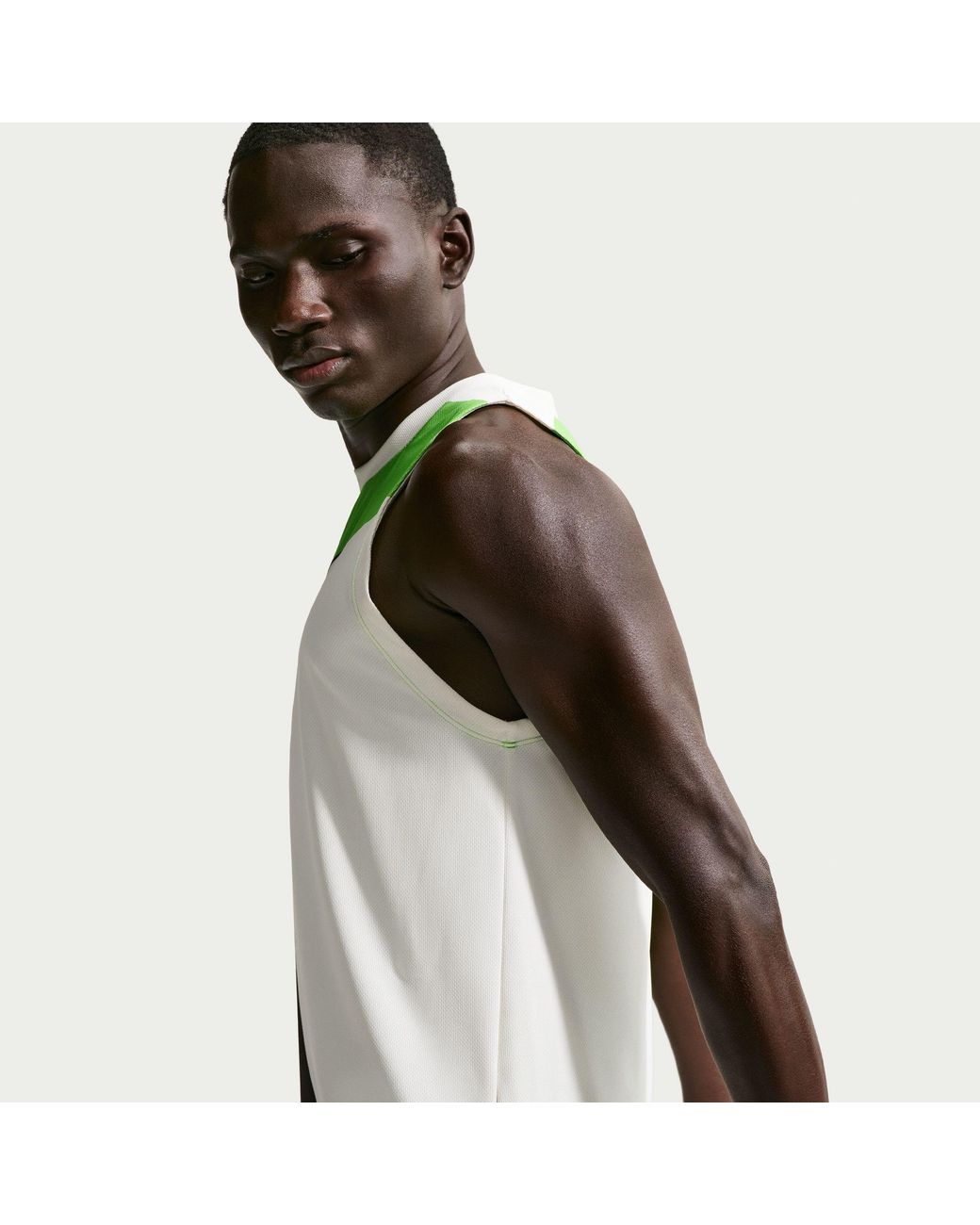 Nike Green Court Slam Dri-Fit Adv Tank Top for men