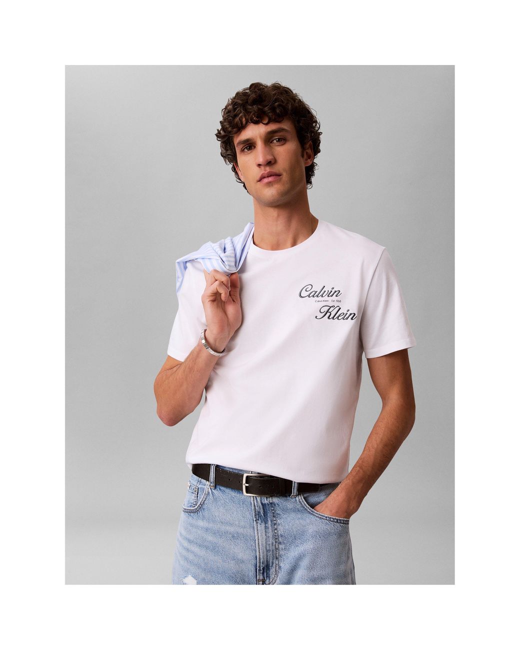 Calvin Klein White T-Shirt for men