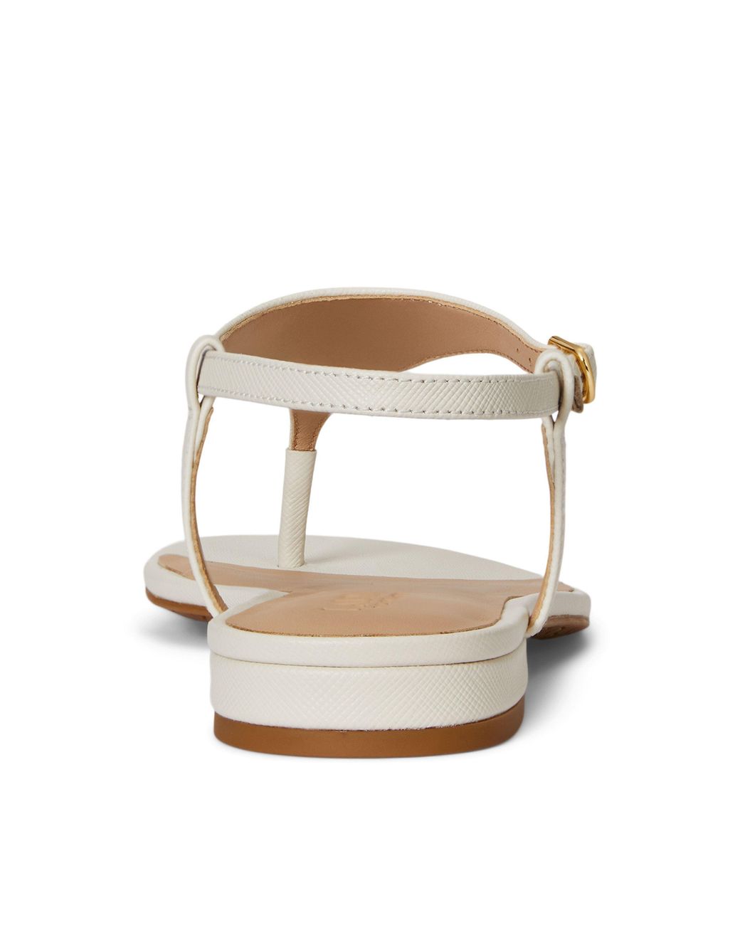 Ralph Lauren Natural Flat Sandals