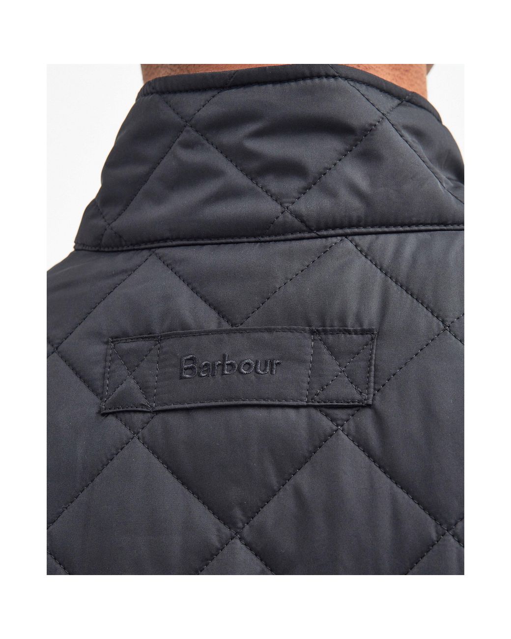 Barbour Blue Lowerdale Diamond-Quilted Gilet for men