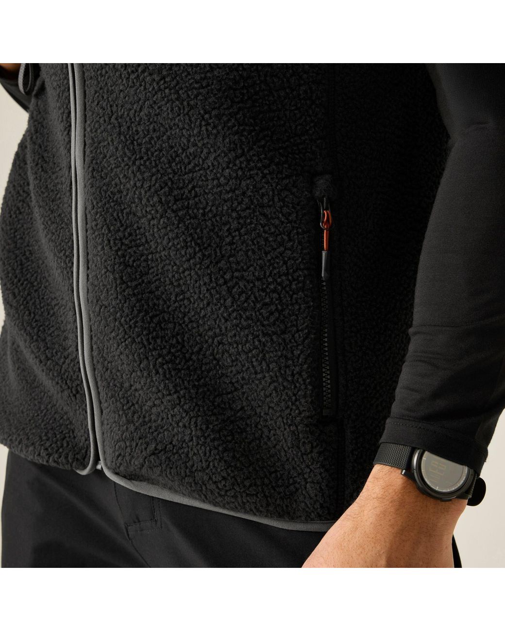 Dare 2b Black Camber Fleece Gilet for men