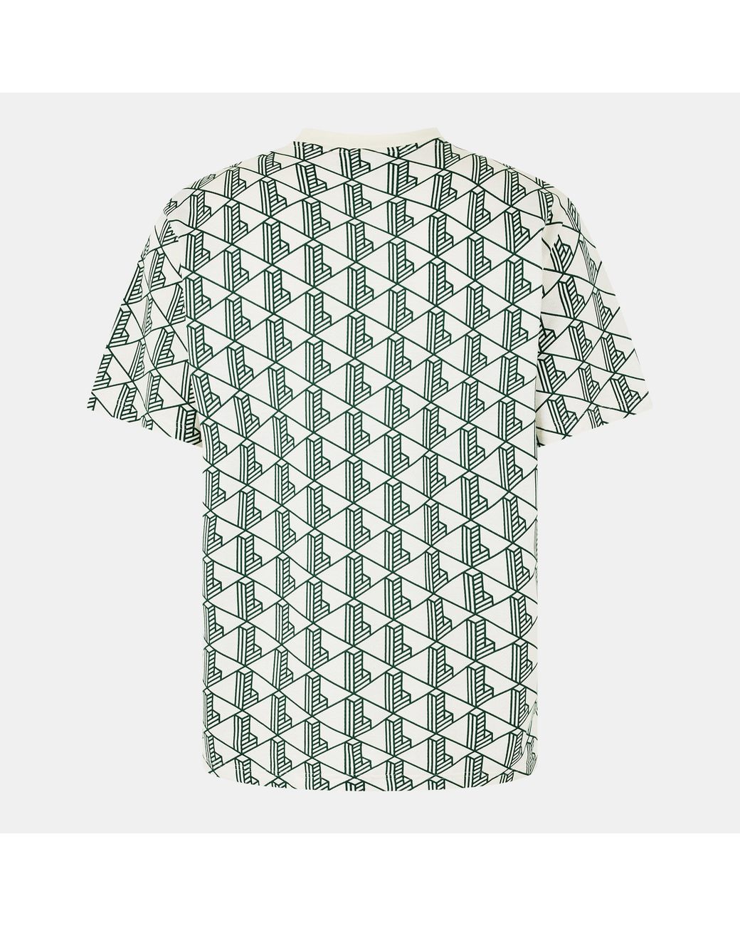 Lacoste Green All Over Print Mono T-Shirt for men