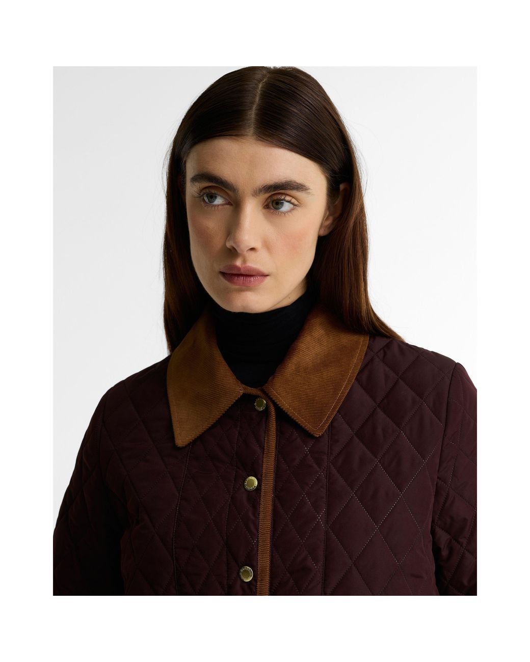 Barbour Purple Ainsdale Re-Engineered Quilted Jacket