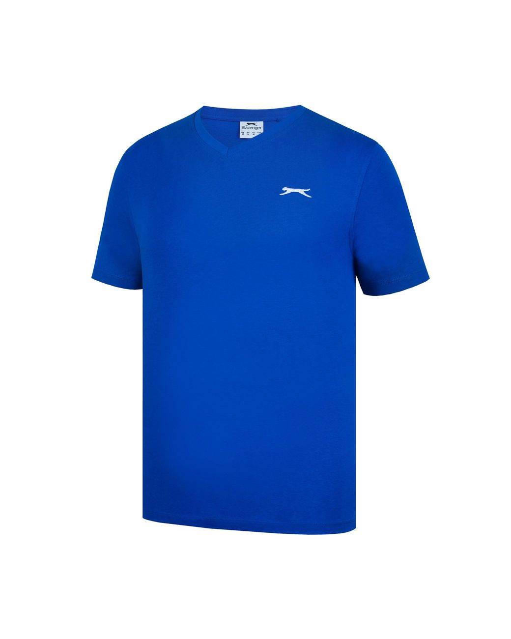 Slazenger 1881 Blue V Neck T Shirt for men