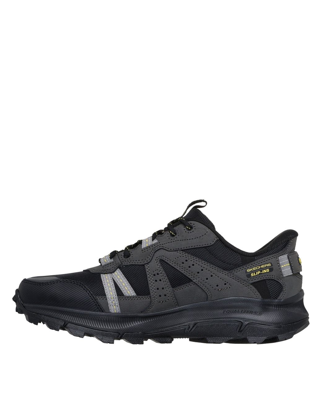 Skechers Black Equalizer 5.0 Trail-Harvester Slip On Trainers for men