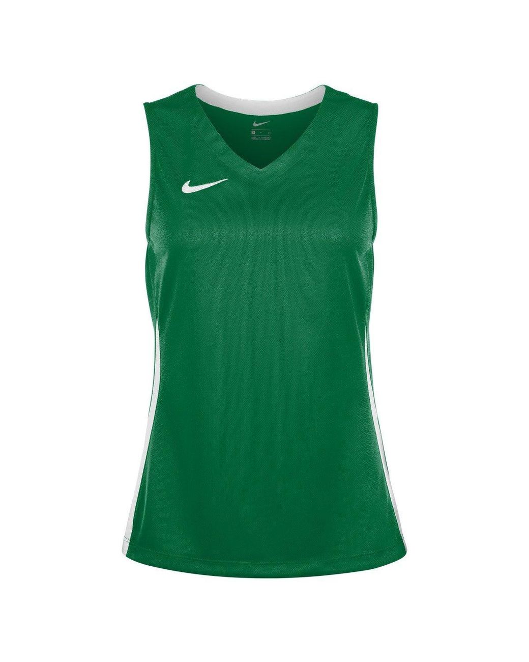 Nike Green Team Stck Jersy