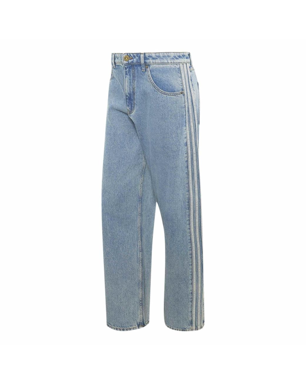 Adidas Originals Blue Firebird Cotton Joggers for men